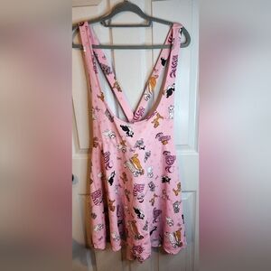 Torrid Pink Disney Cats Print Skirtall